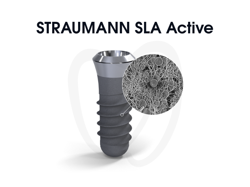 Имплантация STRAUMANN SLA Active